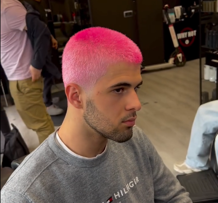 Tinturas para hombres platinadas, grises o colores fantasía